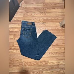 BKE Jeans Men 40x36 Blue Seth Buckle Denim Pants Faded Western Straight Cowboy